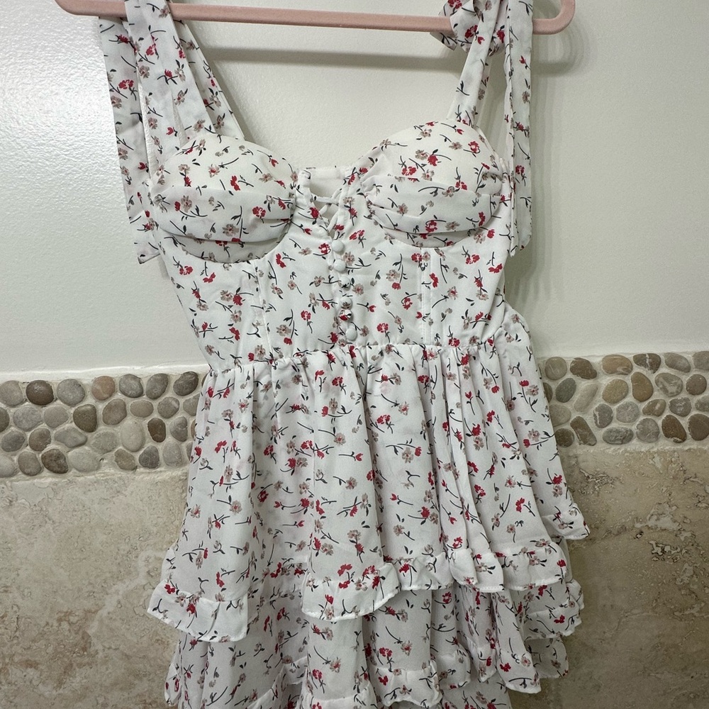 Floral Ruffle Dress